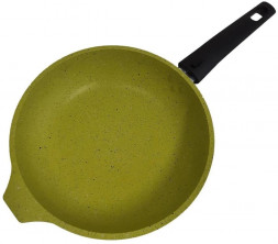Сковорода KUKMARA 221tsl а/пр литая 22см съемн/руч TRENDY STYLE LIME
