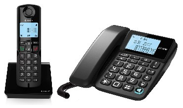 Цифровой телефон ALCATEL S250 COMBO RU BLACK