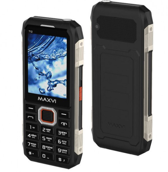 Телефон мобильный MAXVI T12 Black
