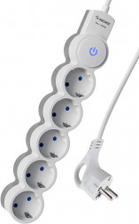 Удлинитель КОСМОС YKsm5m-5g-Z-V10A-W Белый/серый