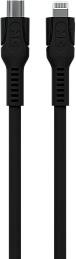 Кабель MORE CHOICE (4620202553652) K65ia USB 3.0A PD 27W для Lightning ng 8-pin Type-C - 1м , черный