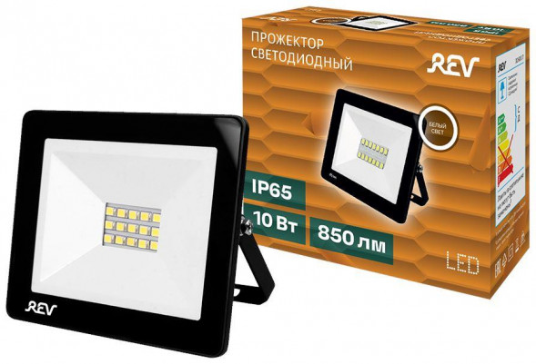 Прожектор светодиодный REV 32600 7 ULTRA SLIM 10Вт 4000К черный