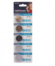 Элементы питания GOPOWER (00-00015605) CR2016