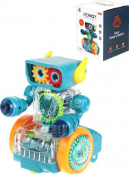 Игрушка NO NAME Музыкальная игрушка Робот , свет, звук, 3*AA не в к-те, 15х12,5х11,5см, цвет микс (Арт. 2371724)