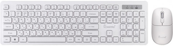 Клавиатура+мышь SMARTBUY (SBC105AGW) 105AG белый
