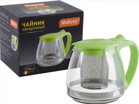 Чайник MALLONY Чайник заварочный, DECOTTO-750, 750мл (910106)