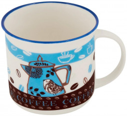 Кружка RAINBOW WWCOF-3 Coffee 3 фарф 390мл цилиндр