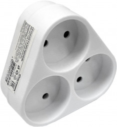 Разветвитеь СПУТНИК SRT203 10А 3 гнезда-розетки