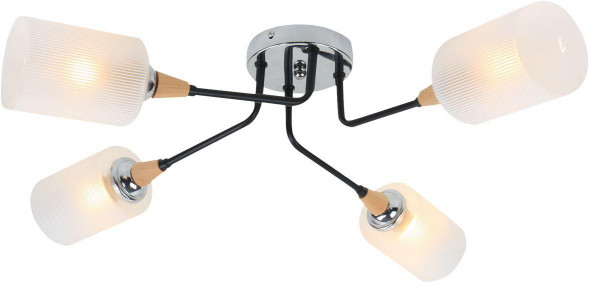 ESCADA 2101/4P E27*60W Black/Chrome