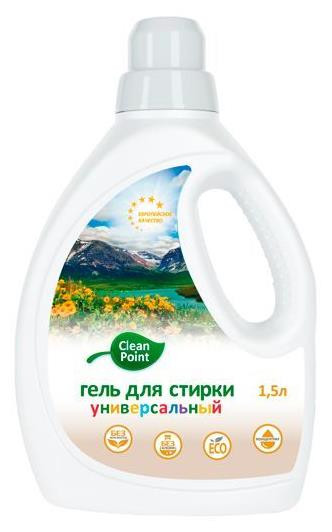 Гель для стирки CLEAN POINT гель для стирки универсальный 1,5л