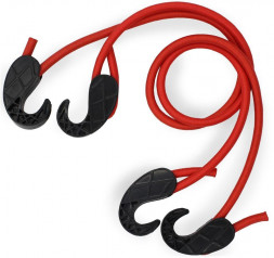 Стяжка груза AVS Резинка крепления груза 80 см х 8 мм, 2 шт (пластик.крючки) TL-03