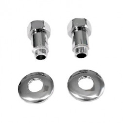 Американка к полотенцесушителю САНАКС 133 хромированная прямая 1х1/2 (пара) (2)