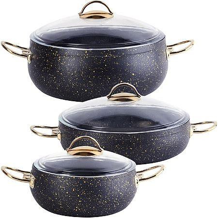 Набор посуды 3пр MAYER&amp;BOCH 40423-1 3пр 3+4,5+7 л