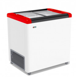Морозильник GELLAR FG 250 C красный (ларь, стекло)