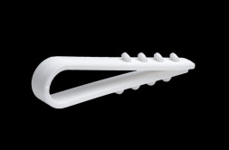 Нейлоновые стяжки RUCELF ДХБ-10-5-КЧ Дюбель-хомут, Черный