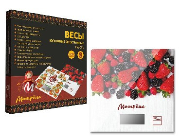 Весы кухонные МАТРЁНА MA-033 ягоды