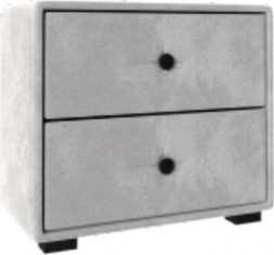 Тумба прикроватная НК-МЕБЕЛЬ TANGO тумба прикроватная Велюр Светло-серый 72307345 (1 кор.) НК-МЕБЕЛЬ TANGO тумба прикроватная Велюр Светло-серый 72307345 (1 кор.)