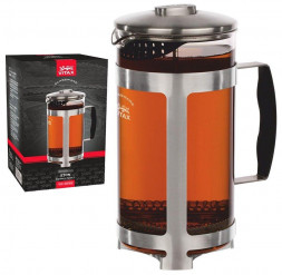 Френч-пресс &quot;МОККО&quot; нержавеющая сталь, боросиликатное стекло, медь TIMA Френч-пресс &quot;МОККО&quot; 1000мл. нержавеющая сталь, боросиликатное стекло, медь FD-100