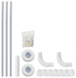 Карниз в ванную комнату САНАКС 10008 Карниз в ванную угловой белый 0.9х0.9х0.9 (2)