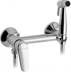 Смеситель для ванной GFMARK 2166 с гигиеническим душем круглый корпус цвет ХРОМ