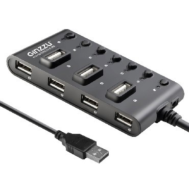 USB хаб GINZZU GR-487UB