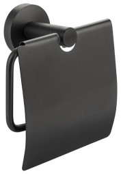 держатель GFMARK 78003 Держатель туалетной бумаги с экраном ГРАФИТ