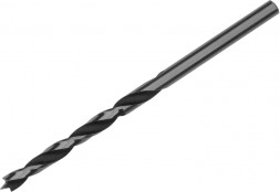 Сверло MATRIX Сверло по дереву, 4 х 75 мм, цилиндрический хвостовик// MATRIX Сверло по дереву, 4 х 75 мм, цилиндрический хвостовик//
