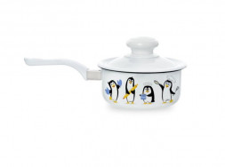 Ковш ЭСТЕТ ЭТ-72328 Ковш &quot;Пингвины&quot; с крышкой 0.6 л 55836