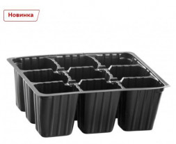 Кассета для рассады RUSSIA Кассета для рассады, 520х310х60 мм, 28 ячеек, полистирол 64312