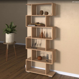 Стеллаж МЕБЕЛЬ-КОМПЛЕКС НОРДИК Шкаф для документов исп.1 Дуб сонома