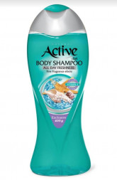 Гель для душа с витамином ACTIVE Гель для душа с витамином B5 &quot;Морской&quot; NATURAL, 400 мл. Blue (512302001)