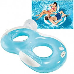 Круг для плавания INTEX Круг двойной надувной для плавания 198х117 см. . Арт. 56800EU