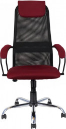 Кресло компьютерное ЯРКРЕСЛА Кр76 Х ТГ ПЛАСТ TW бордовая