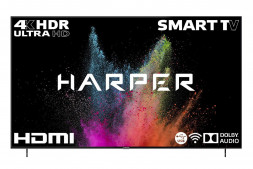 LED-ТЕЛЕВИЗОР HARPER 85U750TS UHD-SMART Ultra Slim Безрамочный