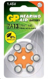 Элементы питания GP (3685) ZA13-6BL Hearing Aid (ZA13FRA-9D6)