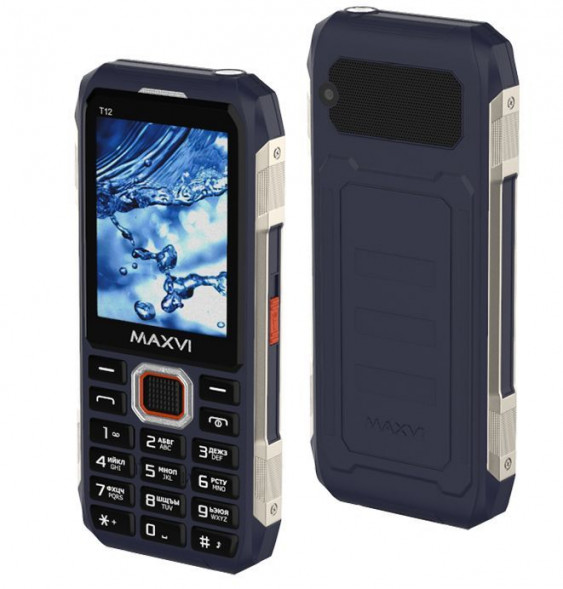 Телефон мобильный MAXVI T12 Blue