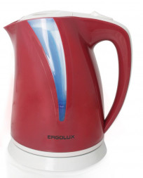 Чайник электрический ERGOLUX ELX-KP03-C73 вишнево-св.серый 2л.