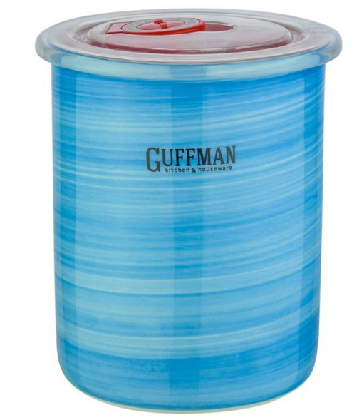 Контейнер GUFFMAN C-06-003-B с крышкой, голубой 0,7л