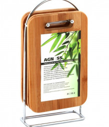 Доска разделочная AGNESS 897-033 бамбук 23*15*1,0см