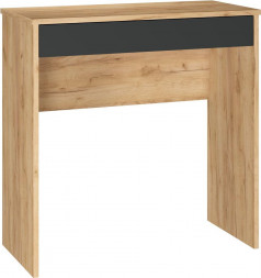 Стол письменный МЕБЕЛЬ-КОМПЛЕКС РИНО Стол письменный исп.1 Дуб золотой крафт/Антрацит (1 кор.)