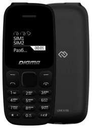Телефон мобильный DIGMA Linx A106 32Mb Black (LT1065PM)