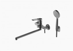 Смеситель для ванны АНТЕЙ 313535-ANT Базальт Смеситель д/ванны шар. L-30см, с перекл. душа d25мм