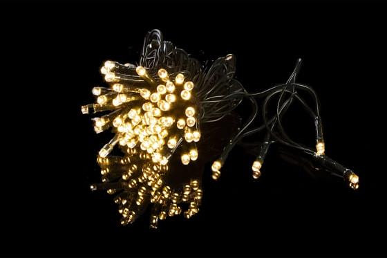 Светодиодная гирлянда СТАРТ (17361) НГ 250LED 220V 8 реж 5м нить белый