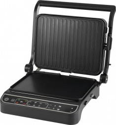 Электрогриль HYUNDAI HYG-7000 2000Вт серебристый/черный