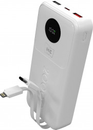 Powe Bank MORE CHOICE (4620202552822) PB35-20 20000mAh 2USB+1Type-C 3.0A 22.5W+PD20W+QC3.0, белый