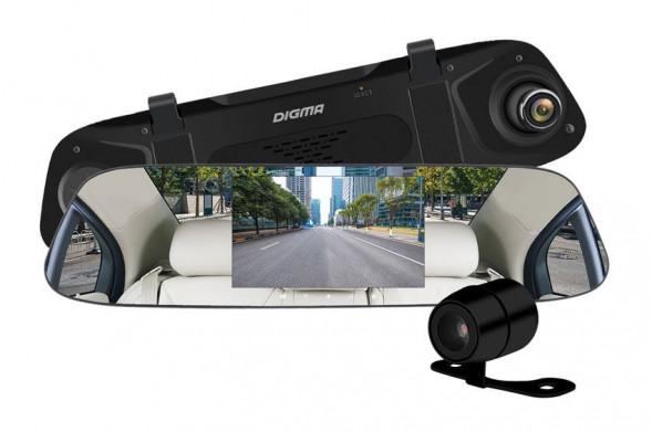 Видеорегистратор DIGMA FREEDRIVE 404 MIRROR DUAL
