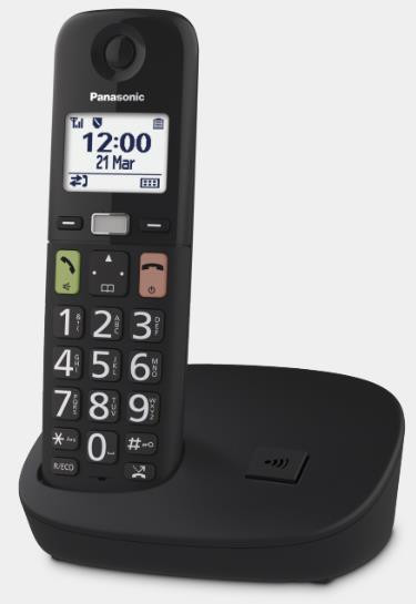 Телефон цифровой PANASONIC KX-TGU110RUB Black
