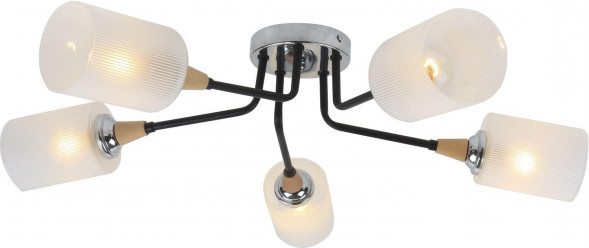 ESCADA 2101/5P E27*60W Black/Chrome