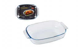 Форма для выпечки MALLONY IDEALE, 2,7 л, с ручками, прямоугольной формы, из боросиликатного стекла (103631)