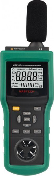 Тестер MASTECH (13-1250) Многофункциональный тестер окружающей среды MS6300